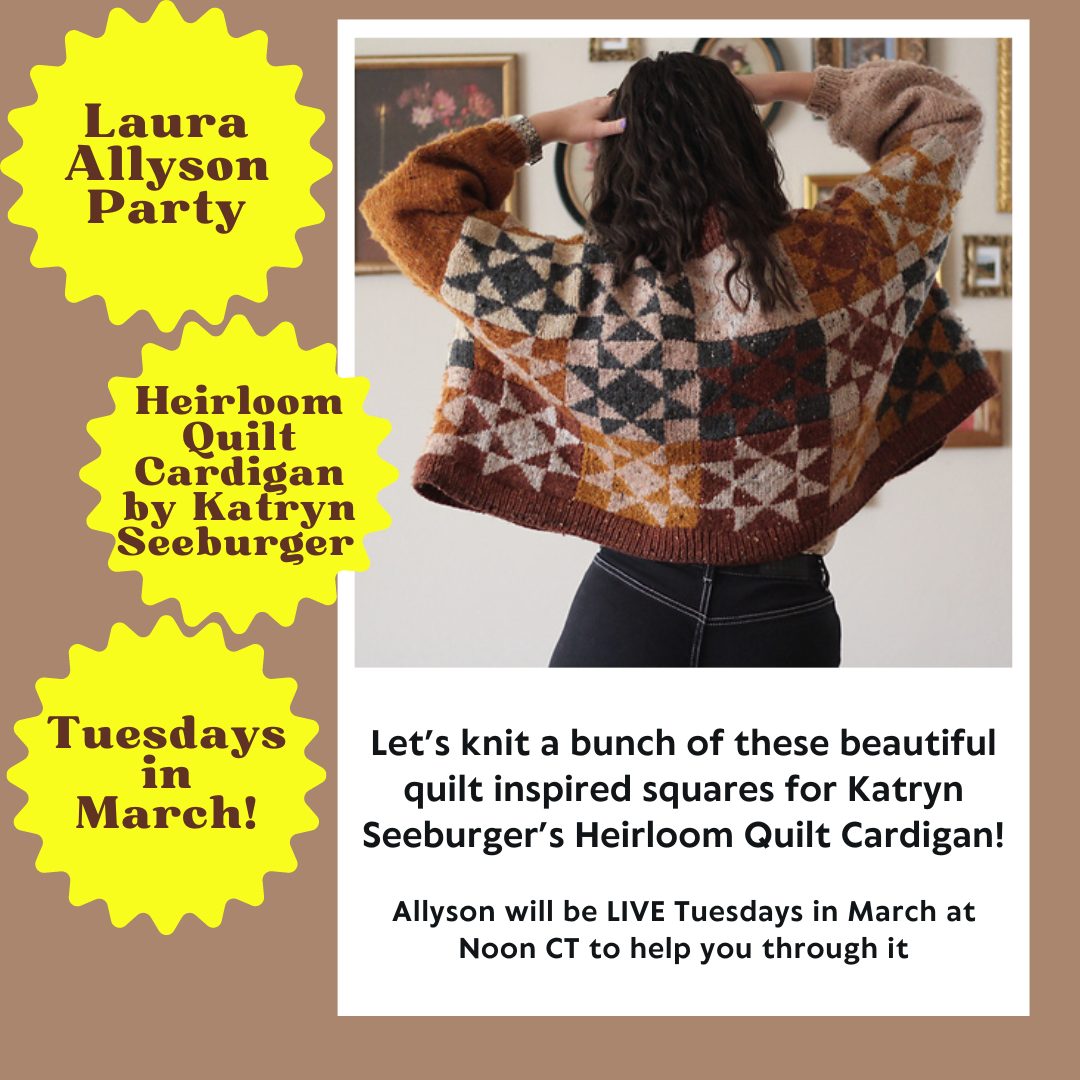 Heirloom Quilt Cardigan OBSESSION! — Allyson Dykhuizen